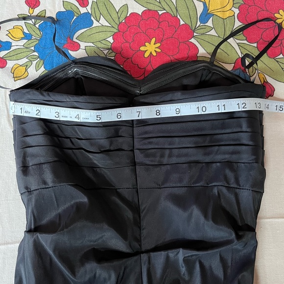 Xscape Strapless Ruched Front Dress 4 NWT - Picture 8 of 13